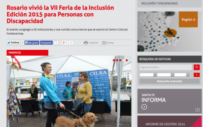 Rosario vivió la VII Feria de la Inclusión Edición 2015 para Personas con Discapacidad