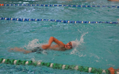 Atletas de natación en las Olimpíadas Santafesinas