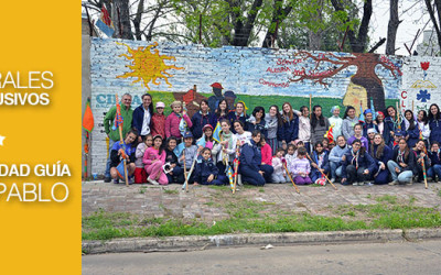 Mural inclusivo en la Comunidad Guía San Pablo