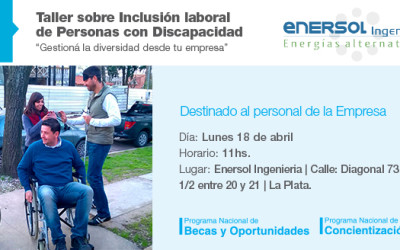 Taller sobre inclusión laboral en Enersol