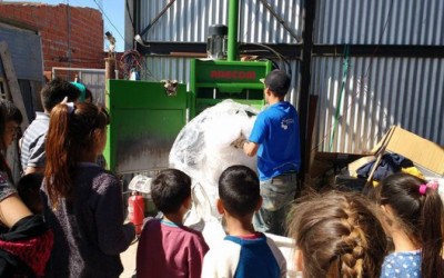 Hogar Calzada: Visita a la cooperativa de reciclado Las Cavas