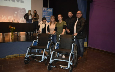 Entrega de sillas de ruedas en Lamarque