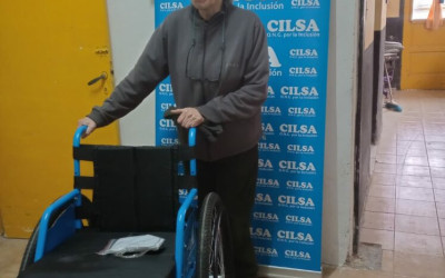 Vecinos de Chubut recibieron sillas de ruedas