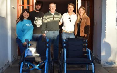 CILSA y Fundación Cavenaghi entregaron sillas de ruedas en O´Brien