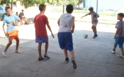 Fútbol Solidario en el Hogar Calzada