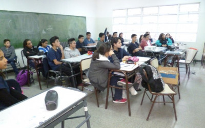 Charla en la Escuela Pérez Esquivel de Mendoza