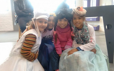 Los niños de La Esmeralda visitaron el Molino Fábrica Cultural