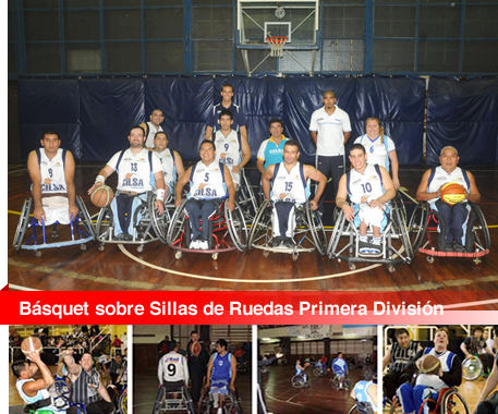 Equipo de Básquet sobre sillas de ruedas primera división