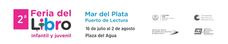 Logo 2ª Feria del Libro Infantil y Juvenil Mar del Plata Puerto de Lectura 2014